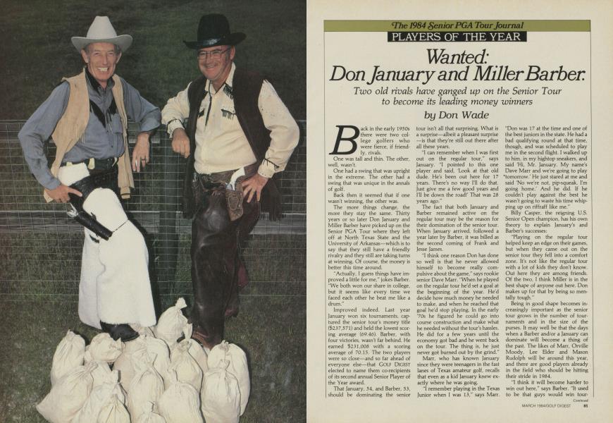 Wanted: Don January and Miller Barber.