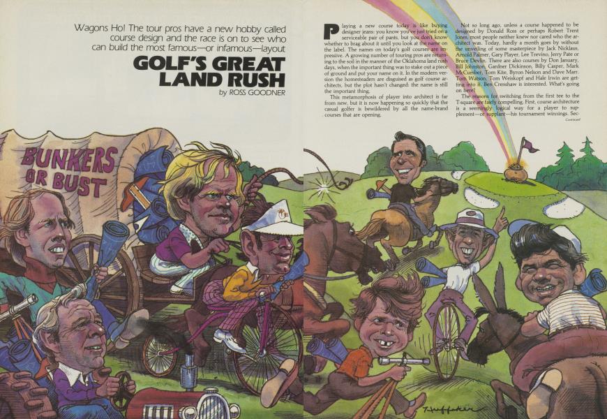 GOLF'S GREAT LAND RUSH