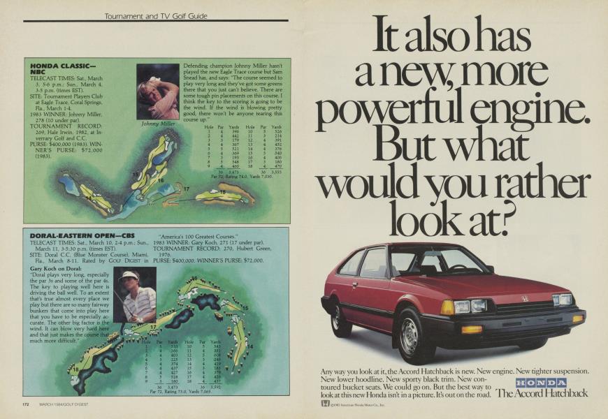 Tournament and TV Golf Guide