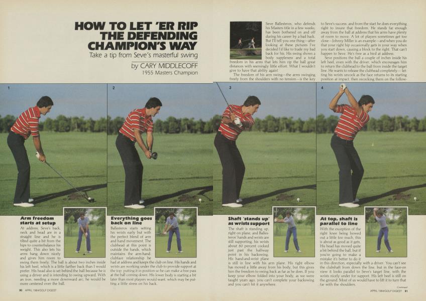 HOW TO LET 'ER RIP THE DEFENDING CHAMPION'S WAY