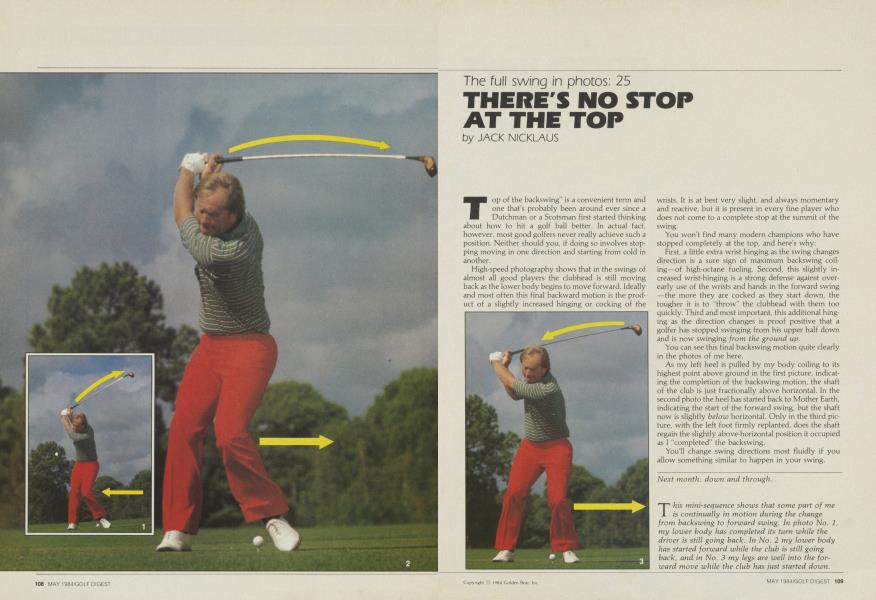 The full swing in photos: 25 THERE'S NO STOP AT THE TOP