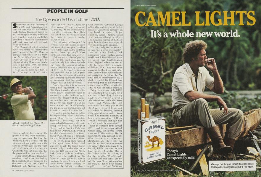 The Open-minded head of the USGA