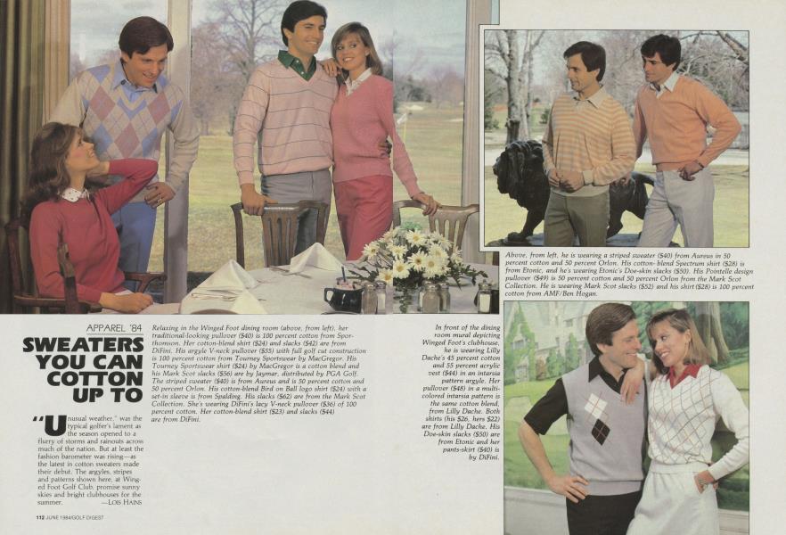 SWEATERS YOU CAN COTTON UP TO