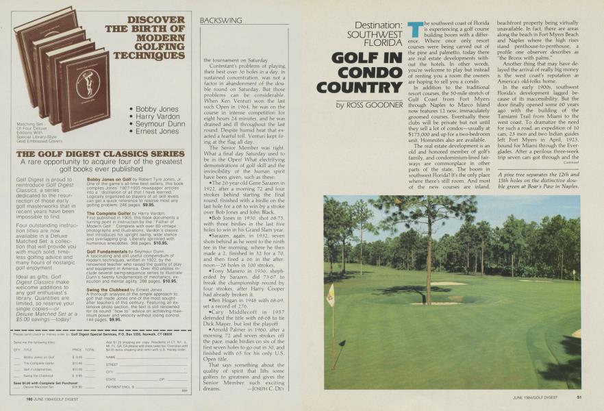 GOLF IN CONDO COUNTRY