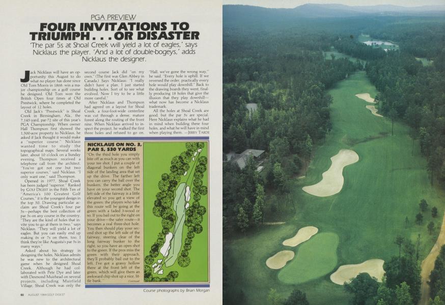 FOUR INVITATIONS TO TRIUMPH . . . OR DISASTER