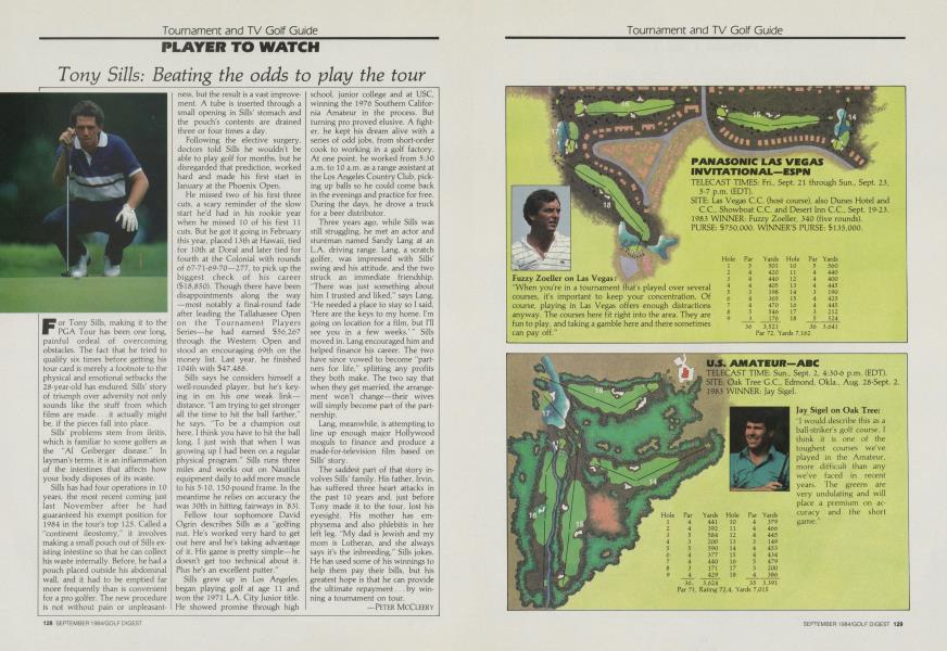 Tony Sills: Beating the odds to play the tour