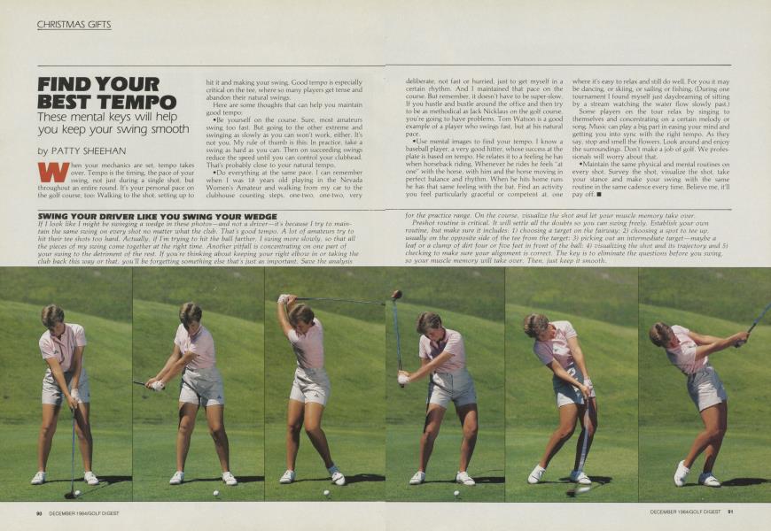 FIND YOUR BEST TEMPO