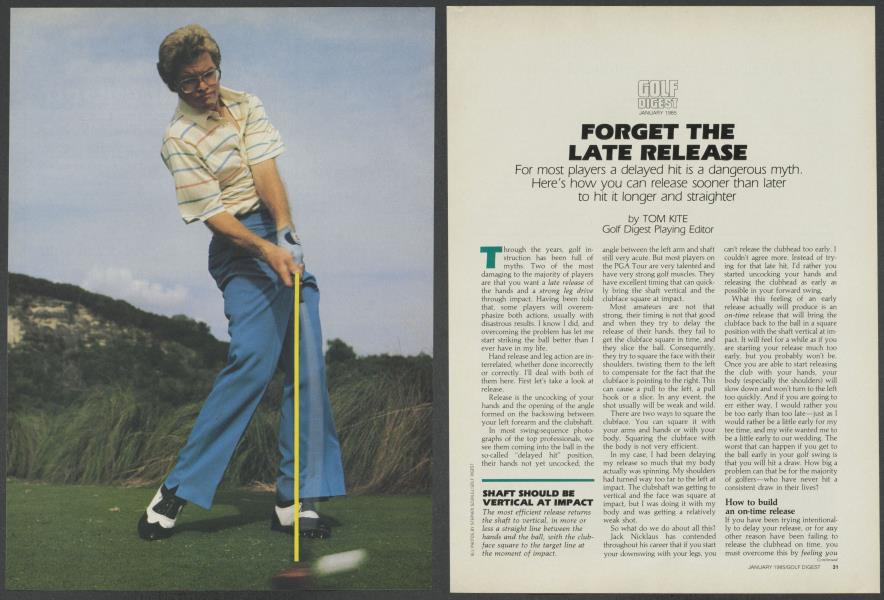 Forget the late release