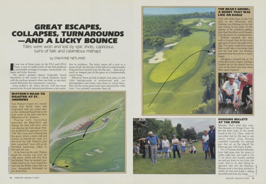 Great escapes, collapses, turnarounds - and a lucky bounce