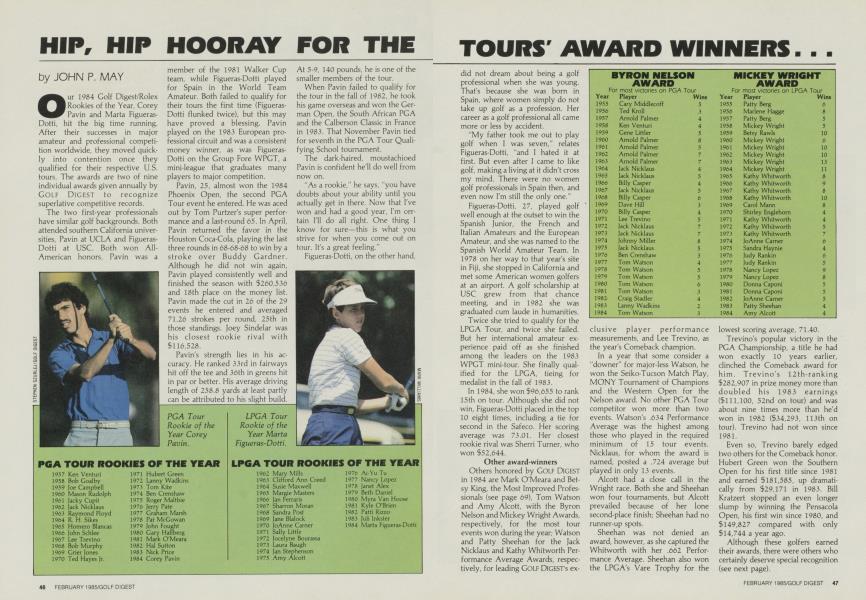 Hip, hip hooray for the tours' award winners...