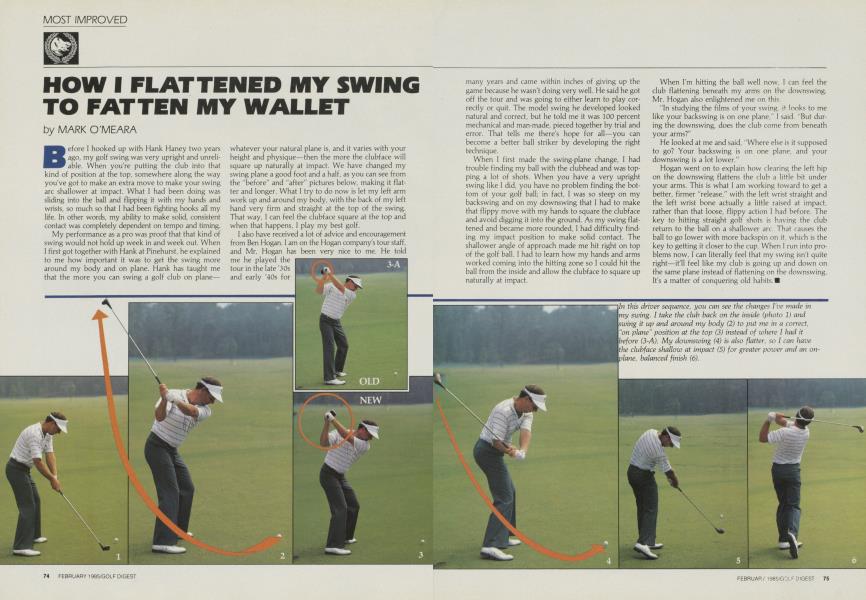 How I flattened my swing to fatten my wallet
