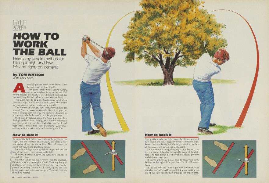 How to work the ball