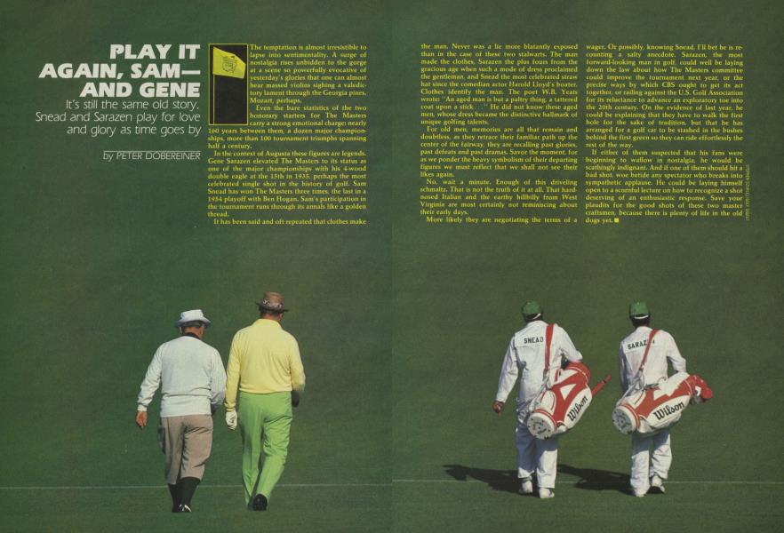 Play It Again, Sam - and Gene
