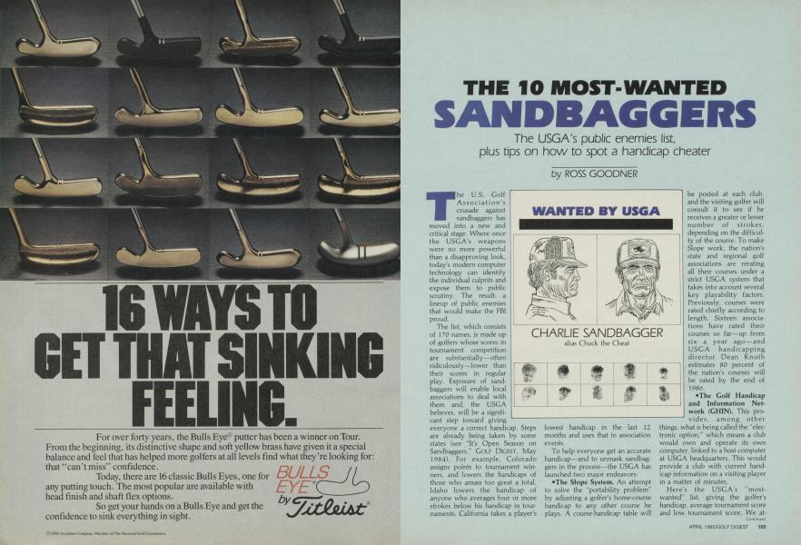 The 10 Most-Wanted Sandbaggers