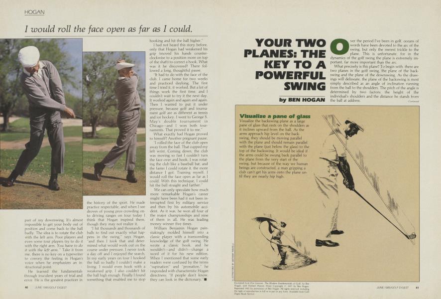 Your Two Planes: The Key to a Powerful Swing