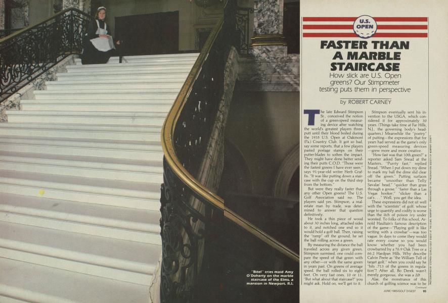 Faster Than a Marble Staircase