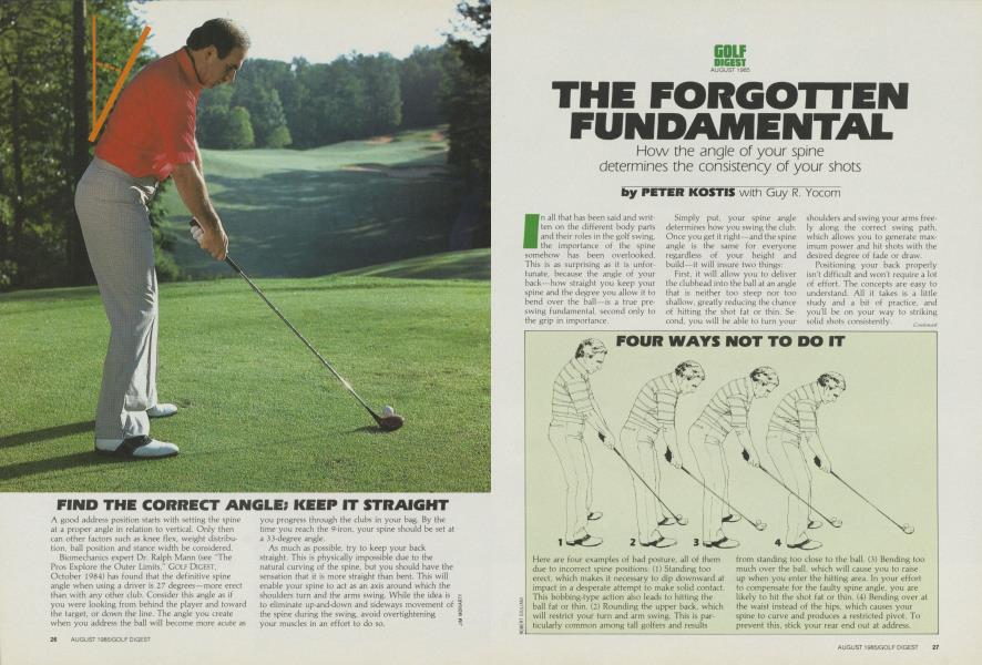 The Forgotten Fundemental