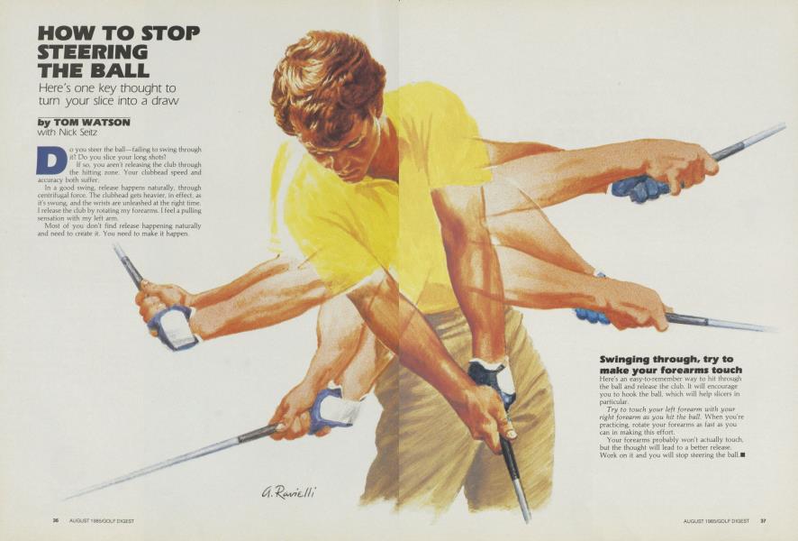 How to Stop Steering the Ball