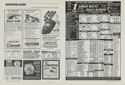 Edwin Watts Golf Shops, Page: 99 - SEPTEMBER 1985 | Golf Digest