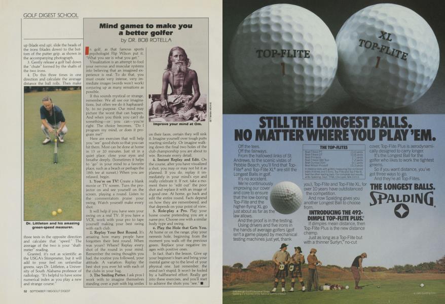 Mind Games to Make You a Better Golfer