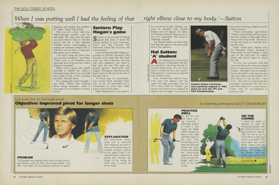 Case Studies from the Golf Digest Schools
