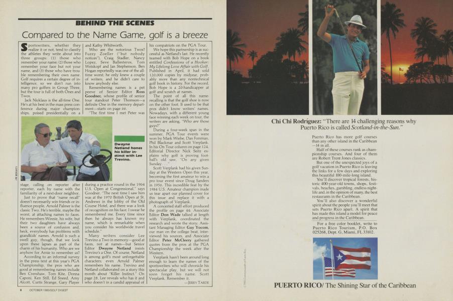 Compared to the Name Game, Golf Is a Breeze