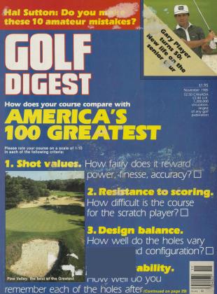 NOVEMBER 1985 | Golf Digest