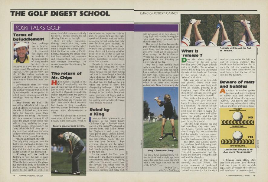 Toski Talks Golf