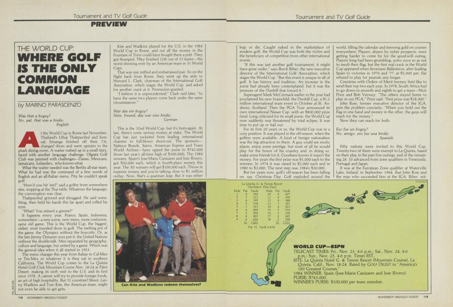 The World Cup: Where Golf is the Only Common Language