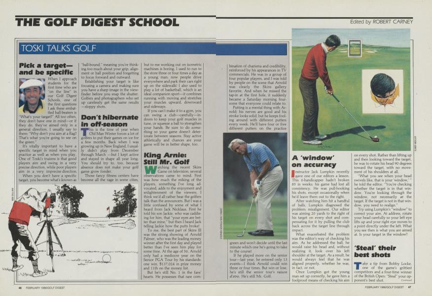 TOSKI TALKS GOLF