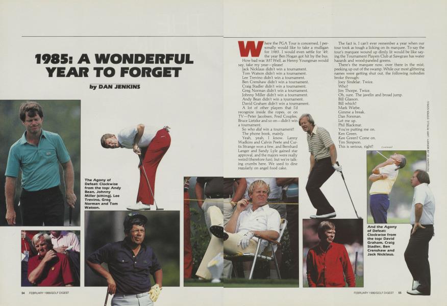1985: A WONDERFUL YEAR TO FORGET
