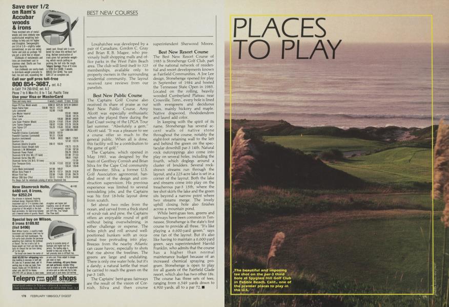 PLACES TO PLAY