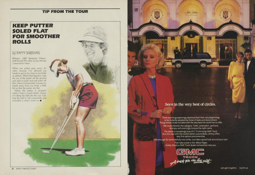Keep Putter Soled Flat for Smoother Rolls