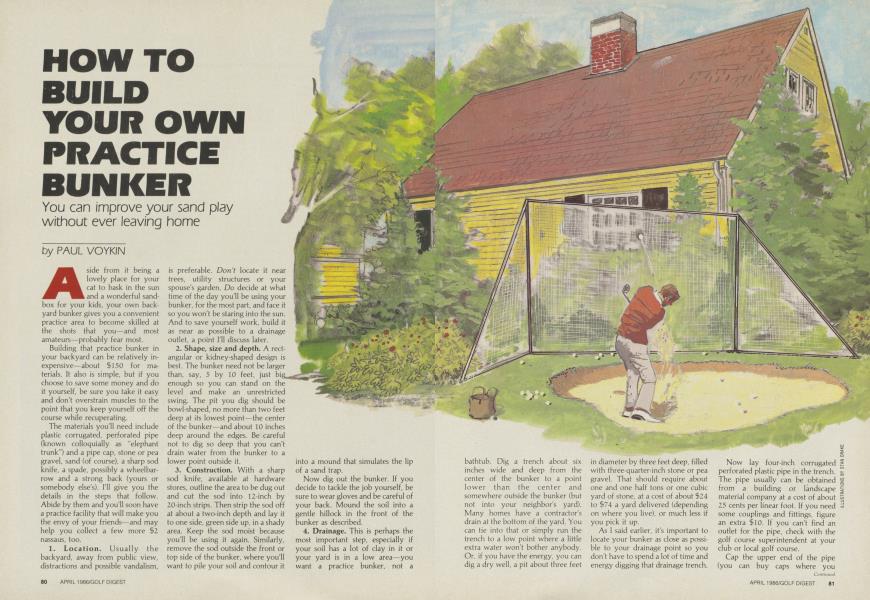 How to Build Your Own Practice Bunker