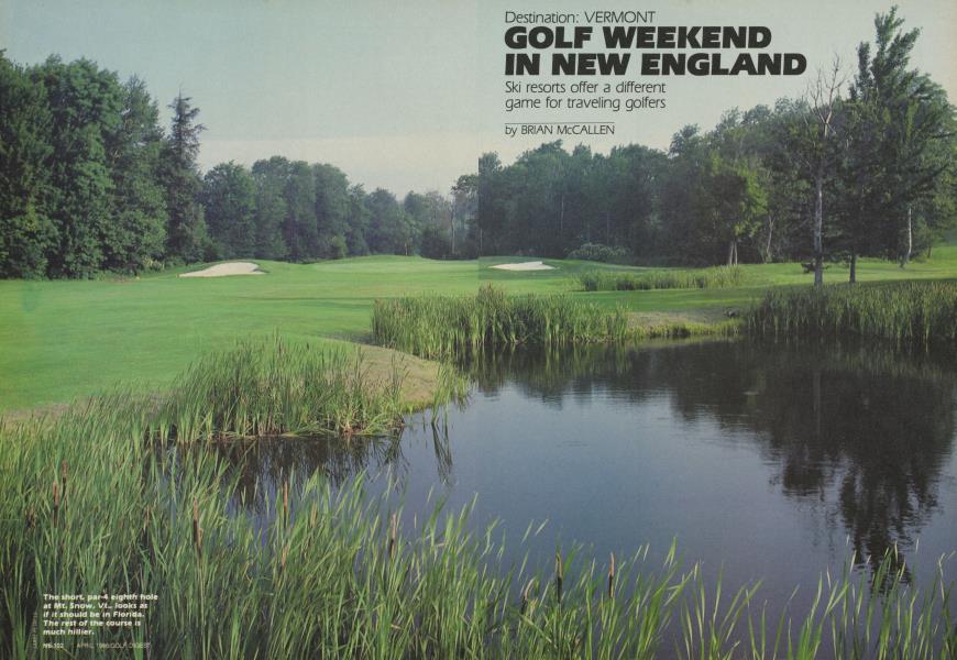 Golf Weekend in New England