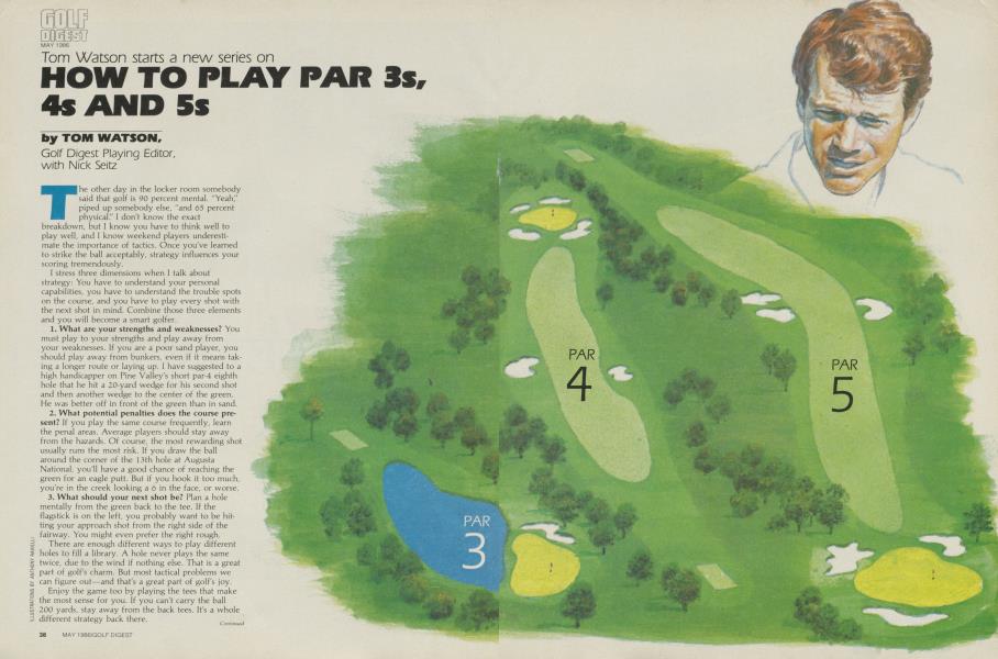 Tom Watson Starts a New Series on HOW TO PLAY PAR 3s, 4s AND 5s