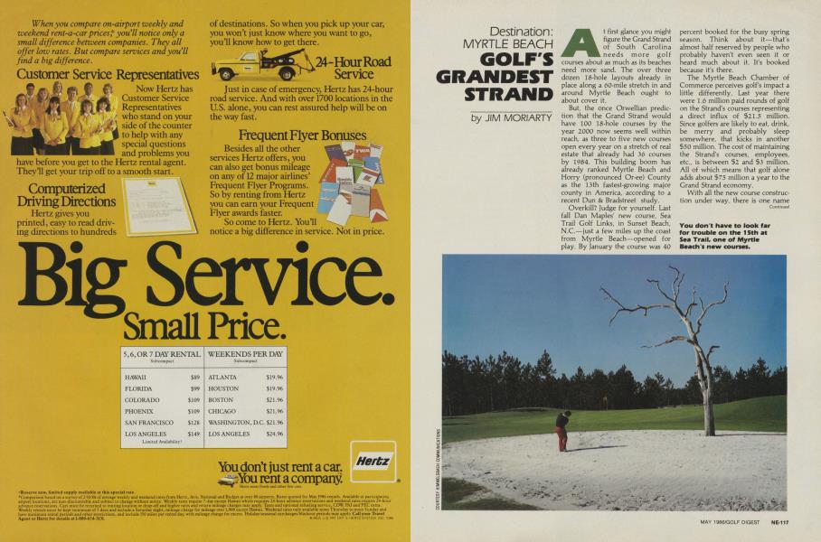 Destination: Myrtle Beach Golf's Grandest Strand
