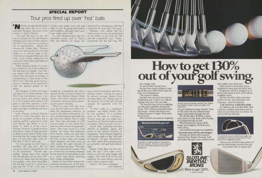 Tour Pros Fired Up Over 'Hot' Balls