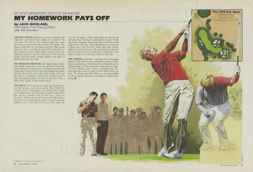 My Most Memorable Shots in the Majors: My Homework Pays Off