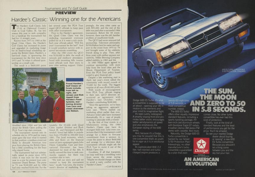 Hardee's Classic: Winning One for the Americans