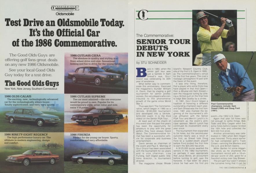Senior Tour Debuts in New York