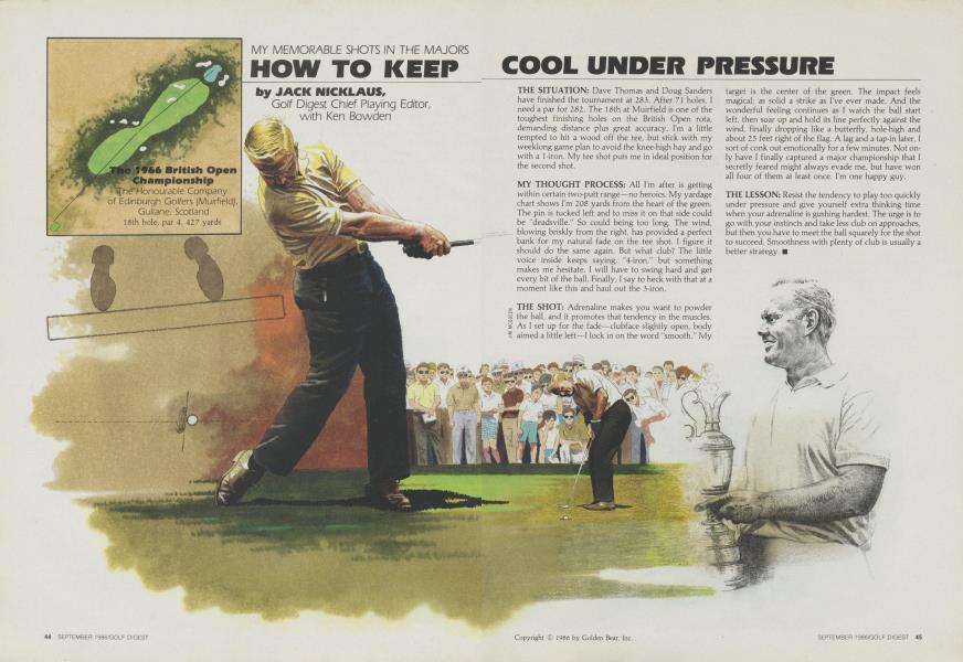 My Memorable Shots in the Majors: How to Keep Cool Under Pressure
