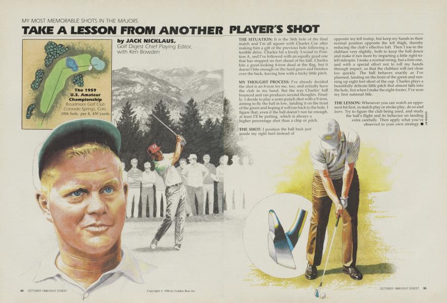 Take a Lesson from Another Player's Shot