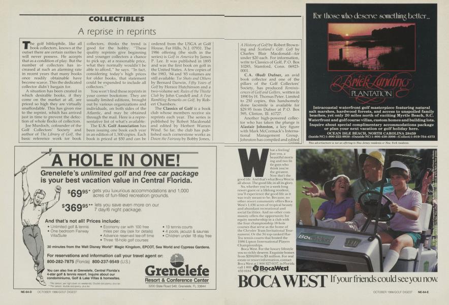 A Reprise in Reprints