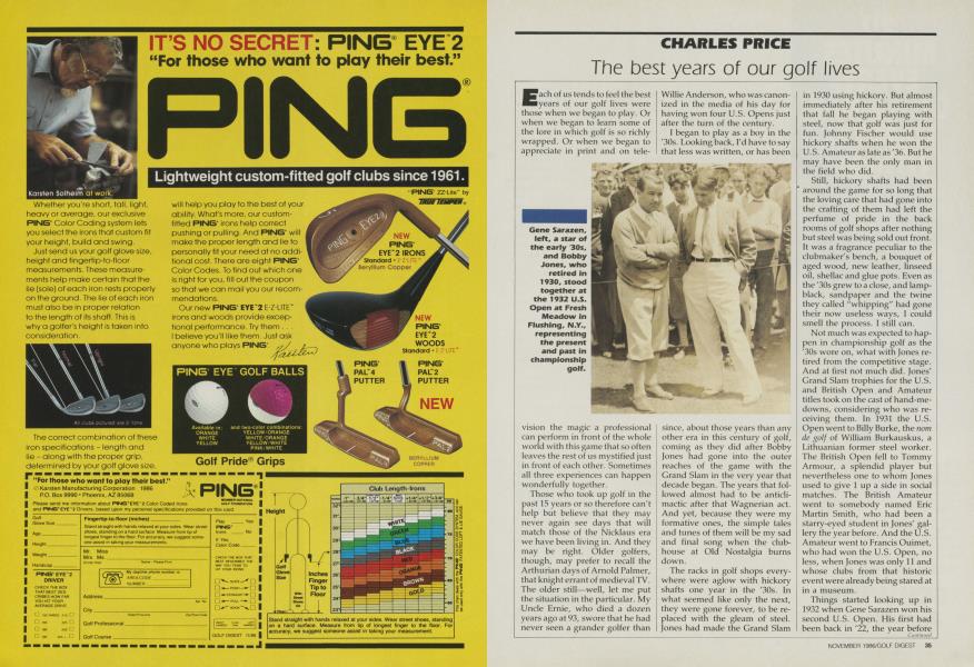 The Best Years of our Golf Lives