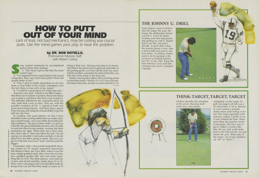 How to Putt Out of Your Mind