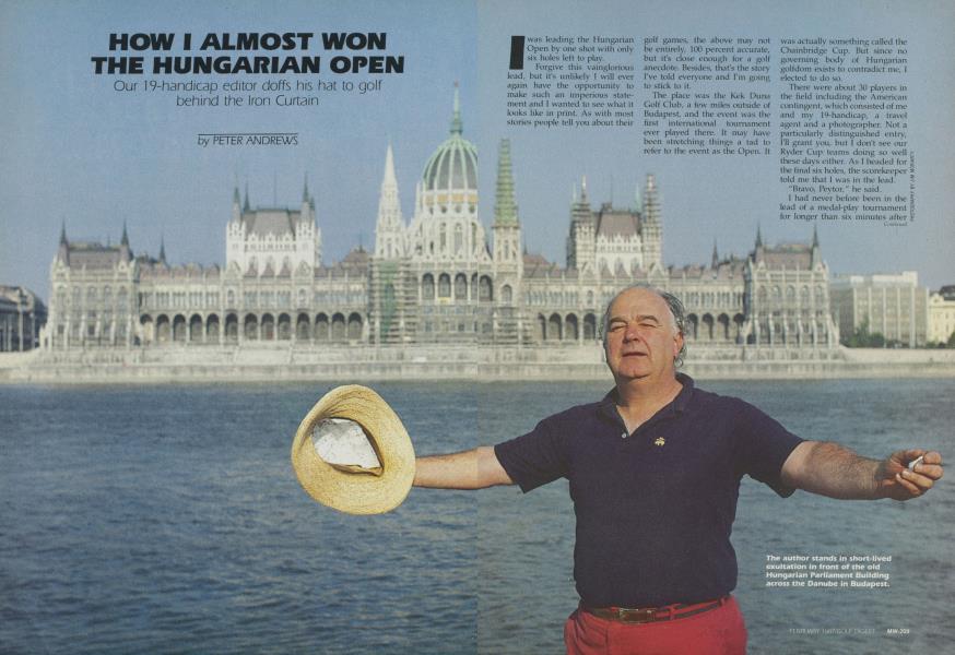 HOW I ALMOST WON THE HUNGARIAN OPEN