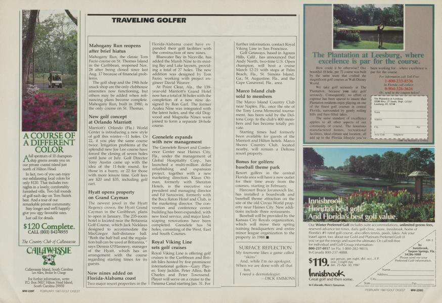 TRAVELING GOLFER