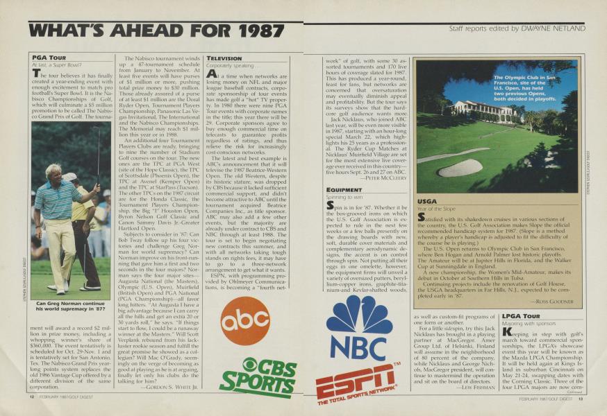 WHAT'S AHEAD FOR 1987