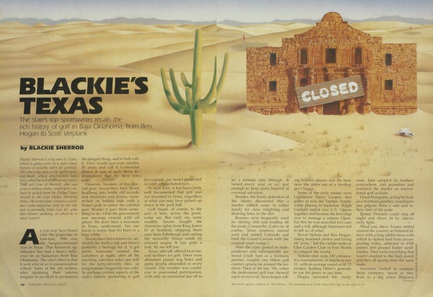 BLACKIE'S TEXAS